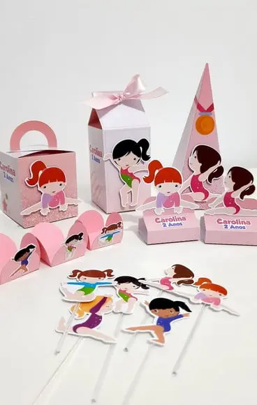 Kit Festa 80 Itens - Ginástica Rítmica