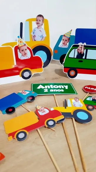Kit Festa Personalizado - Meios de Transporte