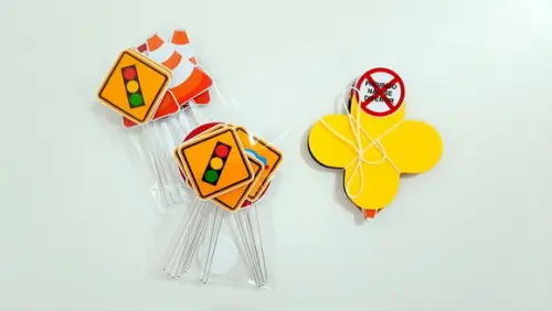 Kit Forminha e Topper - Meios de Transporte