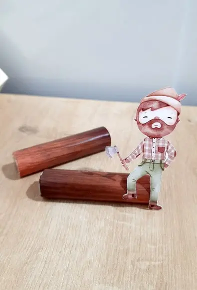 Kit Lenhador - Chapéuzinho Vermelho