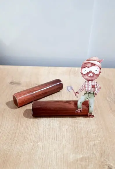 Kit Lenhador - Chapéuzinho Vermelho