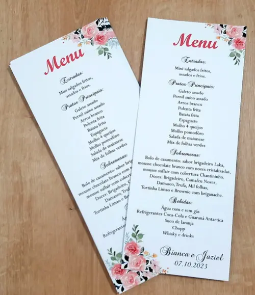 Kit Papelaria para Casamento - Floral