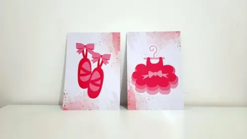 Kit Placas Decorativas - Ballet