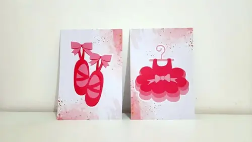 Kit Placas Decorativas - Ballet