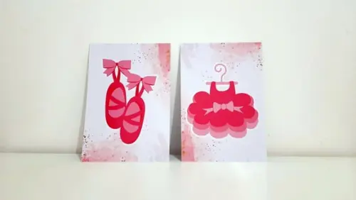 Kit Placas Decorativas - Ballet