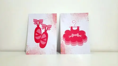 Kit Placas Decorativas - Ballet