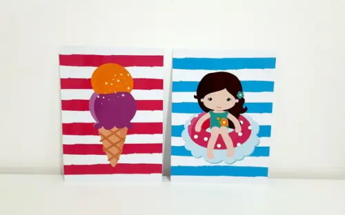 Kit Placas Decorativas - Pool Party