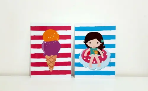 Kit Placas Decorativas - Pool Party