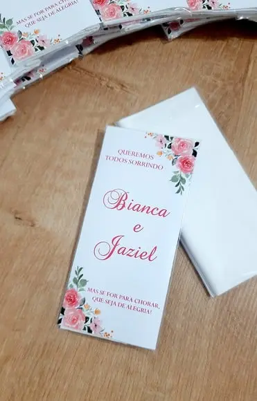 Lágrimas de Alegria - Lenço Casamento
