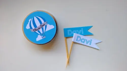 Latinha Chá de Bebê - Balão