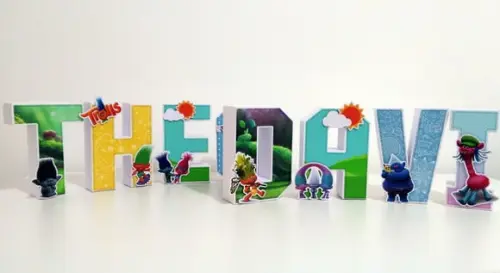 Letra 3d