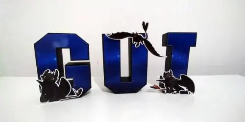Letra 3d