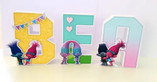 Letra 3d