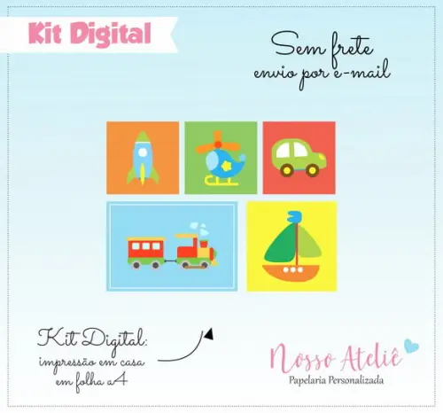Meios de Transporte - Kit Digital