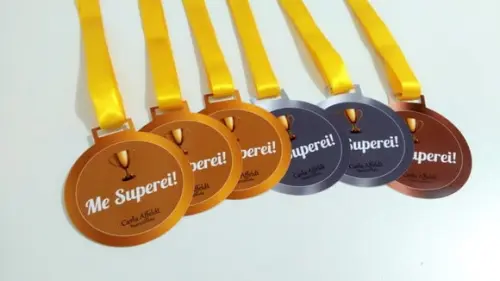 Medalha de Papel - Personalizada