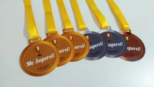 Medalha de Papel - Personalizada