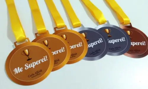 Medalha de Papel - Personalizada