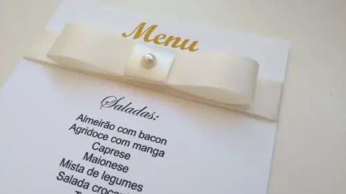 Menu Casamento