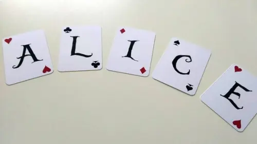 Painel de Cartas - Alice no País das Maravilhas