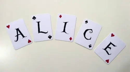 Painel de Cartas - Alice no País das Maravilhas