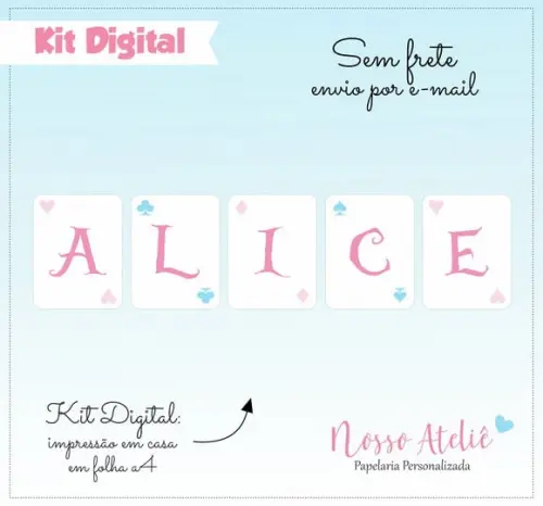 Painel Digital - Alice no País das Maravilhas