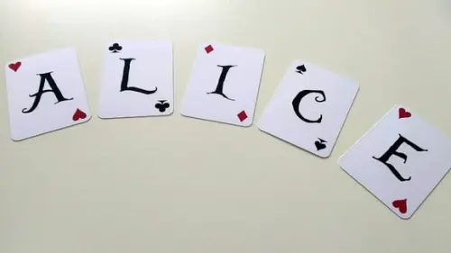 Painel de Cartas - Alice no País das Maravilhas
