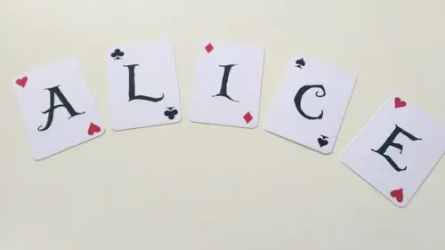 Painel de Cartas - Alice no País das Maravilhas