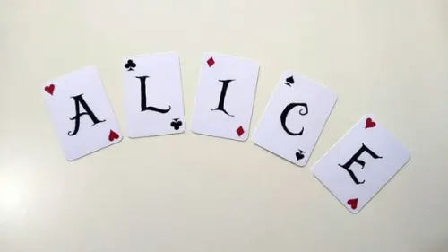 Painel de Cartas - Alice no País das Maravilhas