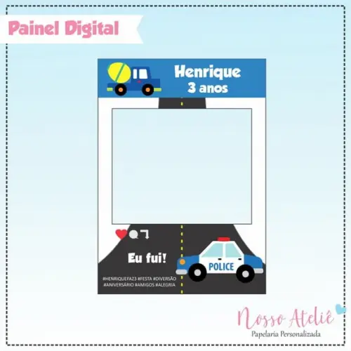 Painel Digital - Moldura para fotos