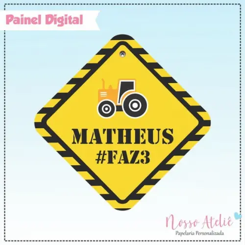 Painel Digital - Placa de Obras