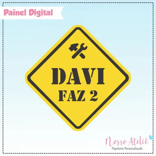 Painel Digital - Placa de Obras