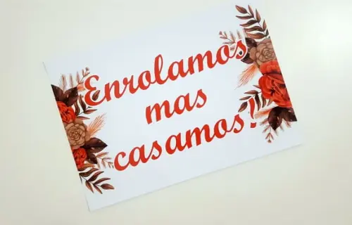 Placa Casamento