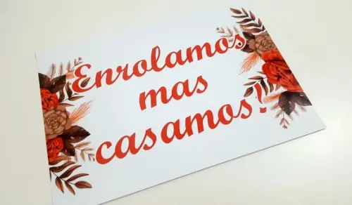Placa Casamento
