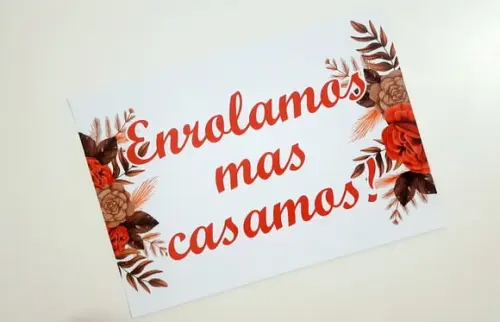 Placa Casamento