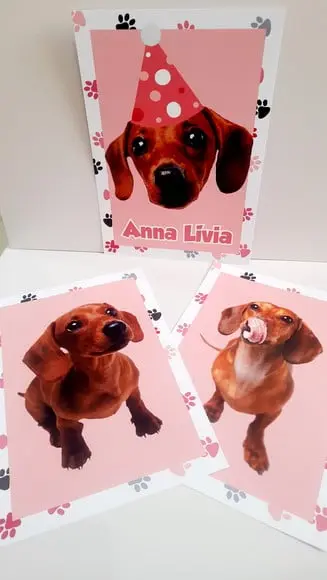 Placa Decorativa - Cachorro Salsicha
