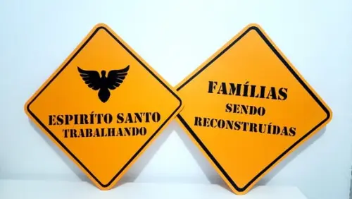 Placa Decorativa Scrap 30 cm - Igreja