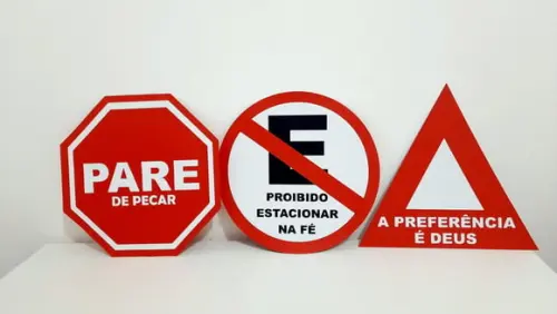 Placa Decorativa Scrap 30 cm - Igreja
