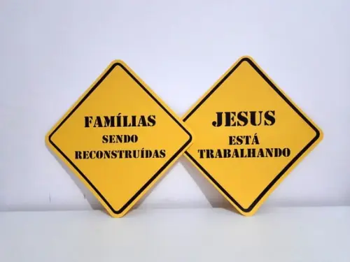 Placa Decorativa Scrap 38 cm - Igreja