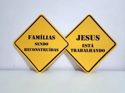 Placa Decorativa Scrap 38 cm - Igreja