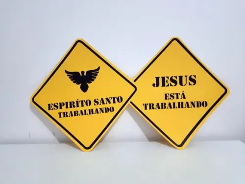 Placa Decorativa Scrap 38 cm - Igreja