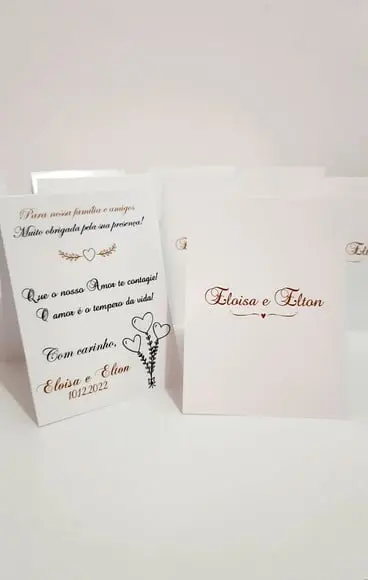 Placa para Mesa - Casamento