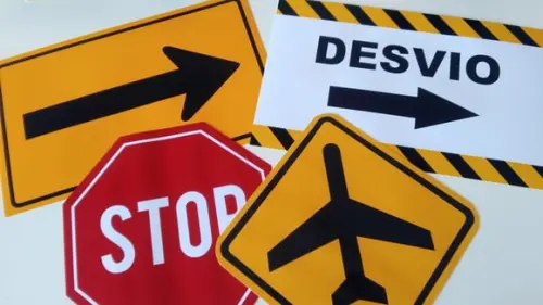 Placas Decorativas - Aeroporto
