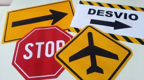 Placas Decorativas - Aeroporto