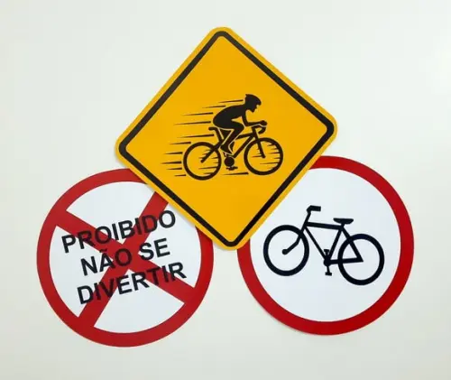 Placas Decorativas - Bike