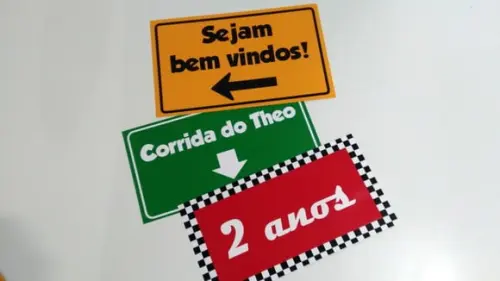 Placas Decorativas - Cars