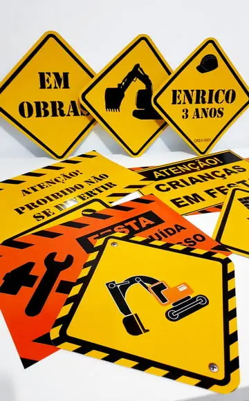 Placas Decorativas - Construção