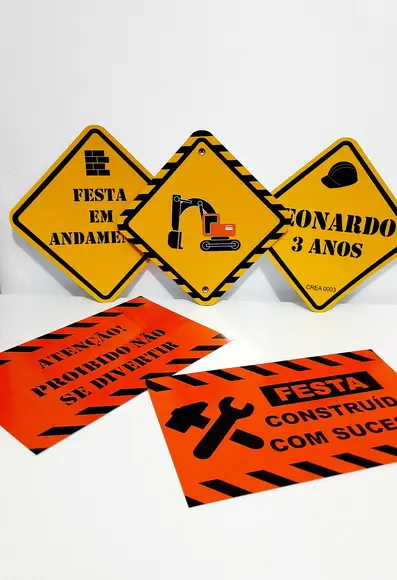 Placas Decorativas - Construção