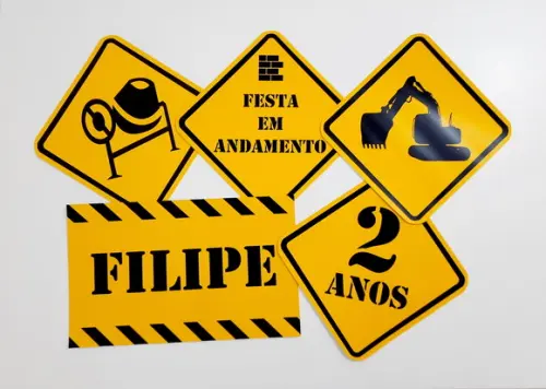 Placas Decorativas - Construção