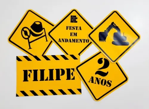 Placas Decorativas - Construção