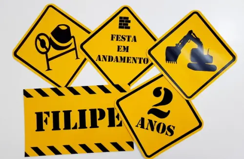 Placas Decorativas - Construção